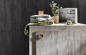 Natural  Ash dyed black wood veneers sheets